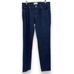 Sene Air Dark Midnight Wash High Rise Skinny Jeans Size 17 Blue Denim Jeans